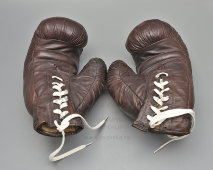 Боксерская экипировка, старые боксерские перчатки, СССР, 1970-80 гг.