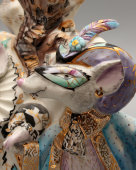 Авторская статуэтка «Крысиный карнавал», серия «Восточный календарь», скульптор Патов К. Л., художник Бернацкая М. В., Россия, 2000-е