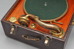 Старинный портативный граммофон, патефон «Columbia Viva-tonal Grafonola», модель 163, Columbia Columbia Phonograph Company, 1920-е, США