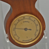  Настенная метеостанция винтаж «Barigo» в деревянном корпусе: термометр, барометр, гигрометр, Германия, 2-я пол. 20 в.