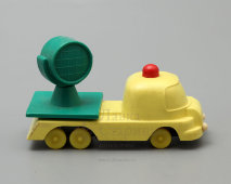 Детская игрушечная машинка, пластмасса, СССР, 1980-е годы
