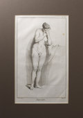 Гравюра «Рисунок женщины»