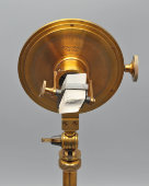 Старинный оптический прибор Жюля Дюбоска и Франсуа Пеллена​, латунь, чугунное основание, Франция, 19 в.