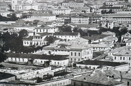 Старинная фотогравюра «Вид старой Москвы 1867», фирма «Шерер, Набгольц и Ко», Москва, 1886 г.