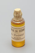Старинный бутылек с кедровым маслом (Huile de cedre), A. Nachet, Париж, Франция, нач. 20 в.