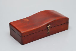 Физический антикварный прибор, оригинальный футляр из массива красного дерева, Европа, 19 в.